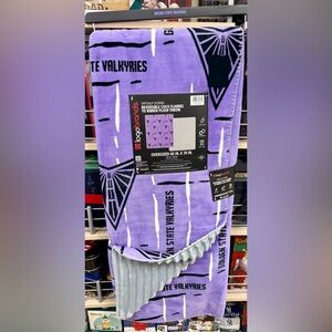 WNBA golden state Valkyries plush blanket throw